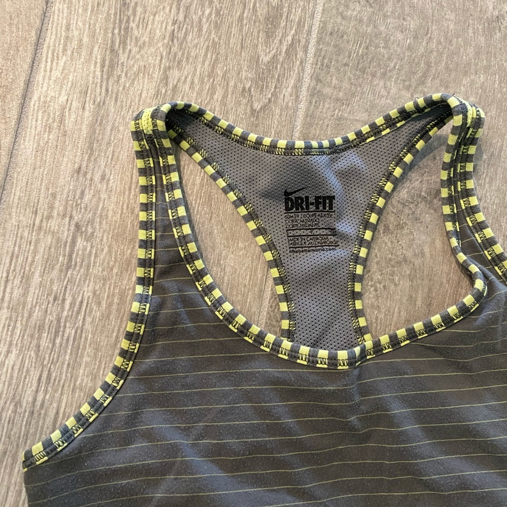 Nike Dri-Fit Athletic Tank with Built-In Shelf Bra